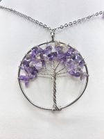 AMETHYST TREE OF LIFE NECKLACE