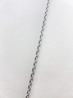 A STAINLESS STEEL CHAIN on a white background.