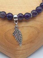 Amethyst bracelet.
