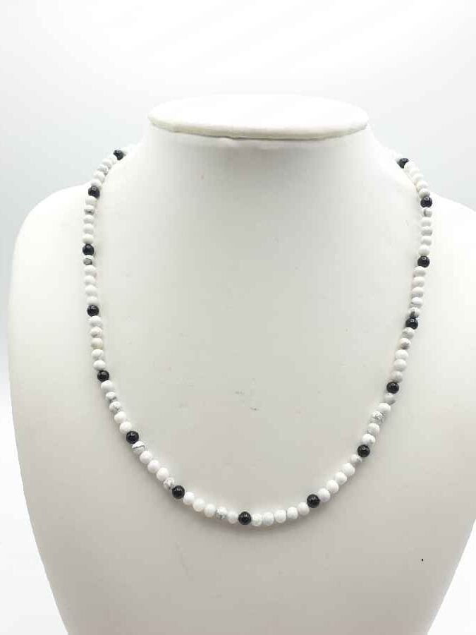Collana uomo howlite