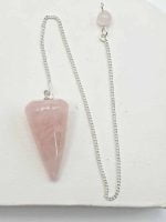 PENDULUM ROSE QUARTZ RADIESTHESIA DIVINATION for radiesthesia and divination.