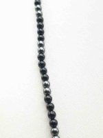 A MEN'S NECKLACE WITH BLACK ONYX AND HEMATITE 2MM men's necklace.