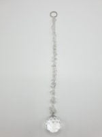 Necklace SUNCATCHER I CRISTALLI CATTURA SOLE CRISTALLO DI ROCCA characterized by a ROCK CRYSTAL crystal ball.