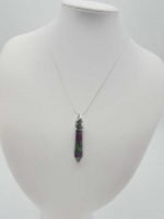 Ruby Zoisite Pendant Necklace.