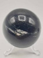 BLACK TOURMALINE SPHERE.