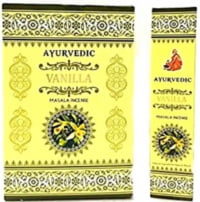 AYURVEDIC INCENSE 15 GR VANILLA incense sticks.