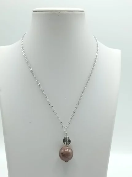 Rhodonite pendant pendant