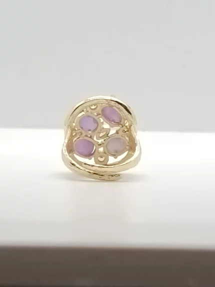 Amethyst Bronze Ring