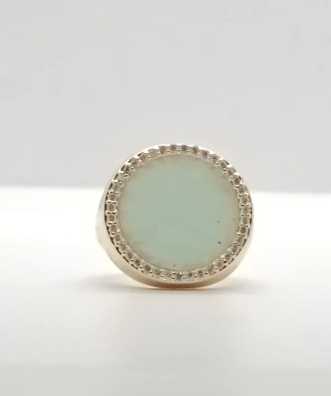 Ring with Amazonite