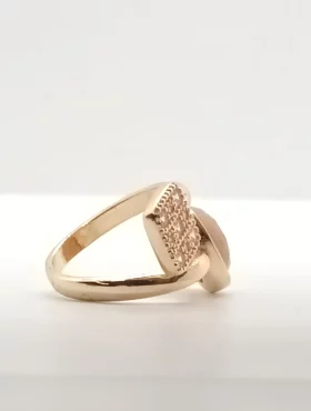 Pink Moonstone Ring