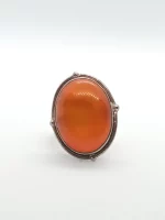 anello corniola argento 925
