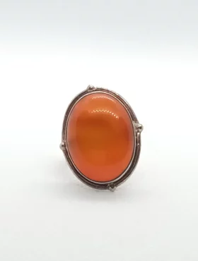 carnelian ring 925 sterling silver