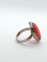 anello corniola argento 925