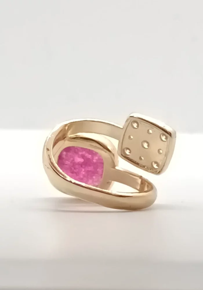 anello giada rubino