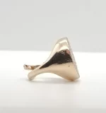 anello tondo agata blu