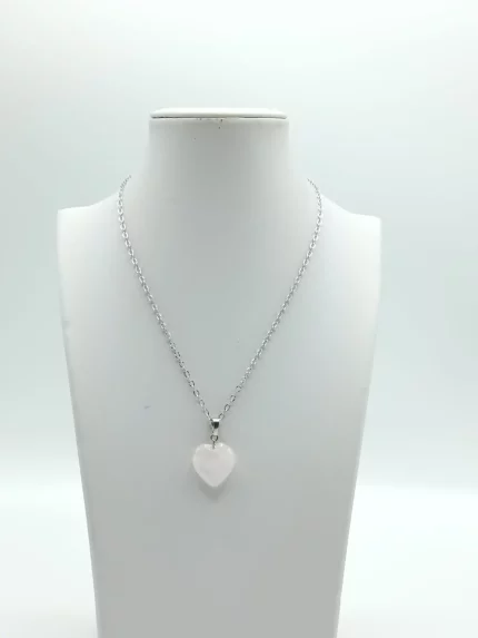 Rose Quartz Heart Pendant