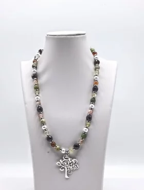 Multicolor Tree Life Necklace
