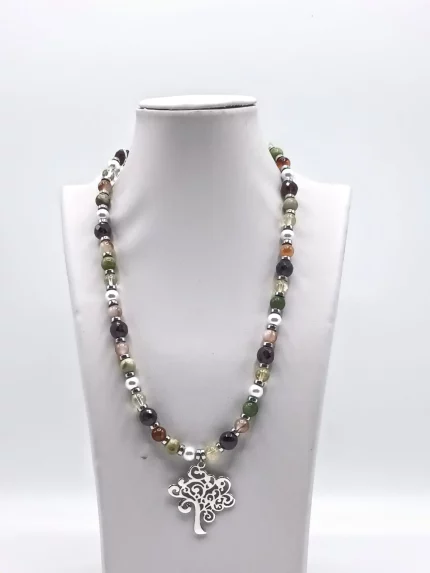 Multicolor Tree Life Necklace